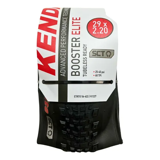 Pneu Bike Tubeless Kenda Booster Elite Sct 29x2.20 Mtb 60tpi Cor Preto