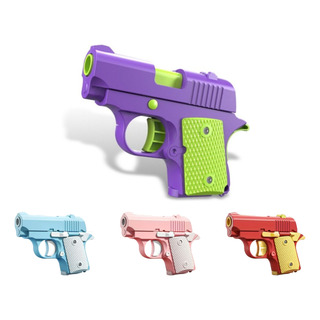 Mini Pistola Juguete Fidget Toy Antiestrés 3d 1911 Zanahoria Mini Pistola Juguete Fidget Toy Antiestrés 3d 1911 Zanahoria