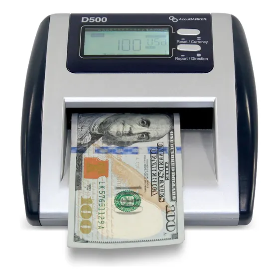 Detector Automático De Billetes Falsos D500
