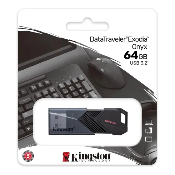 Pendrive Kingston 64gb Usb 3.2 Data Traveler Exodia