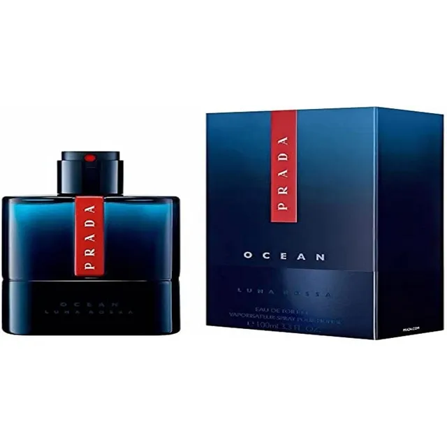 Prada Luna Rossa Ocean Edt Para Hombre 3.3 Fl Oz (100ml)