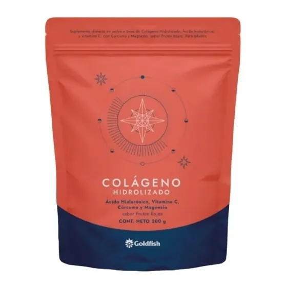 Colageno Hidrolizado Ac. Hialuronico Vit C Magnesio Goldfish