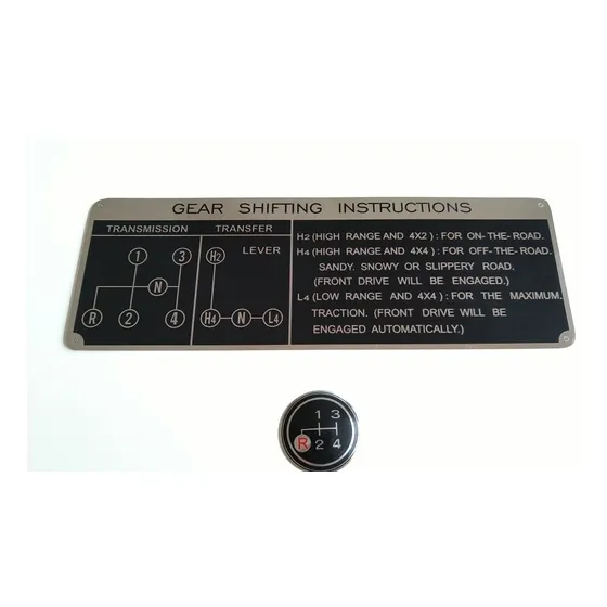 Toyota Land Cruiser Fj40 Emblema  Guantera Y Pera 4 Cambios 