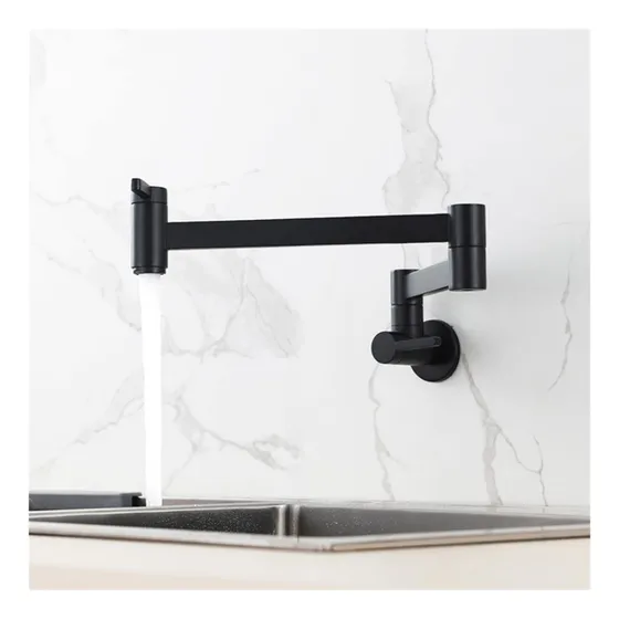 Grifo Lavabo Para Baño Montado Pared Laton Macizo Frio Agua