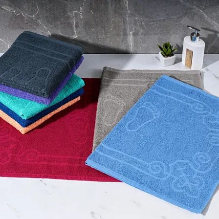 05 Tapetes P/ Banheiro Toalha D Piso Atoalhado Pezinho Lisbo Sortidas