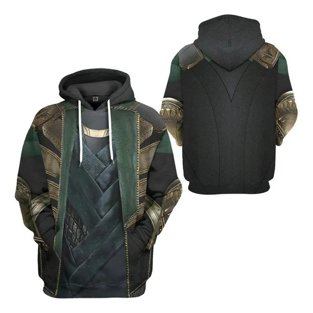 Di Sudadera Loki Jersey Estampado Traje Cosplay Adultos