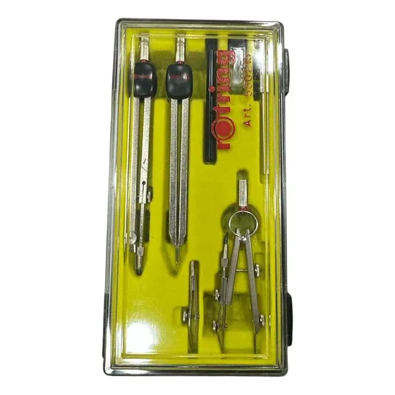 Juego De Compases Rotring Técnico Con Accesorios Profesional