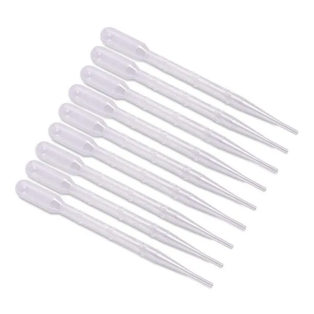 Gotero Plástico 3ml  Pipeta Pasteur 20 Unidades