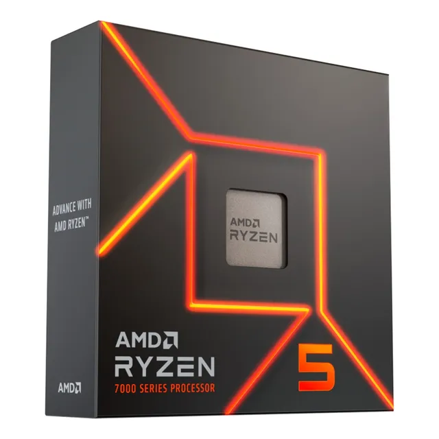 Procesador Gamer AMD Ryzen 5 7600X 100-100000593WOF de 6 núcleos y 5.3GHz de frecuencia