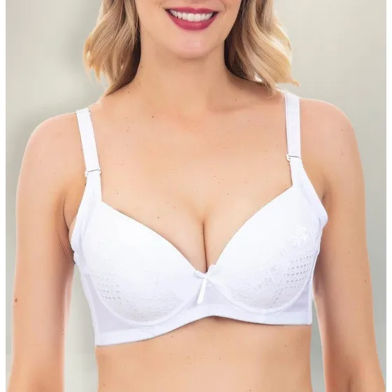 Sosten Encaje Con Soft Push-up