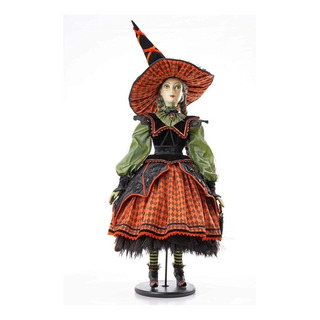 Decoración Halloween Muñeca Bruja Lucinda Jinx Decoración Halloween Muñeca Bruja Lucinda Jinx