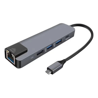 Puerto De Carga Docking Station Hub. Chromebook 5 En 1 Con Puerto De Carga Docking Station Hub. Chromebook 5 En 1 Con
