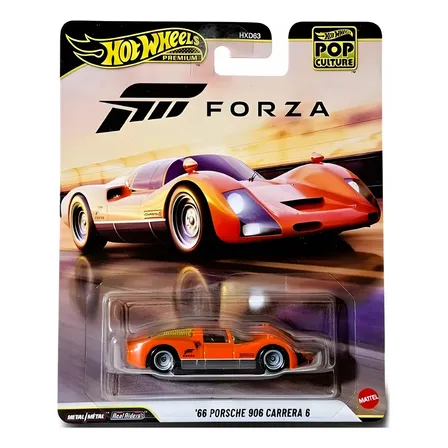 Hot Wheels Premium Pop Culture Forza 66 Porsche 906 Carrera Laranja