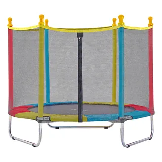 Cama Elástica Protoys 1.40 M Com Diâmetro De 1.4 M Cor Da Tela Preta