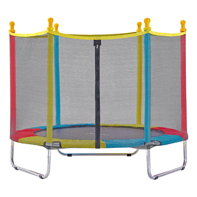 Cama Elástica Protoys 1.40 M Com Diâmetro De 1.4 M Cor Da Tela Preta