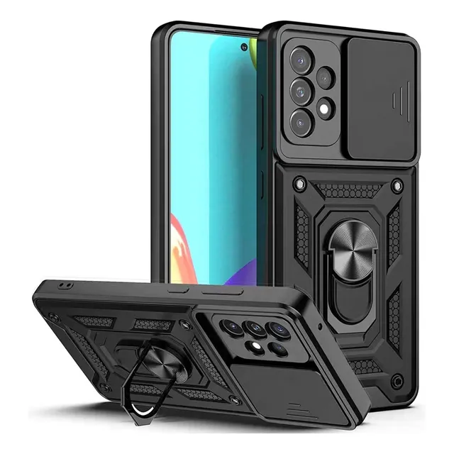 Funda Antishock C/ Protector Camara Reforzada Para Samsung