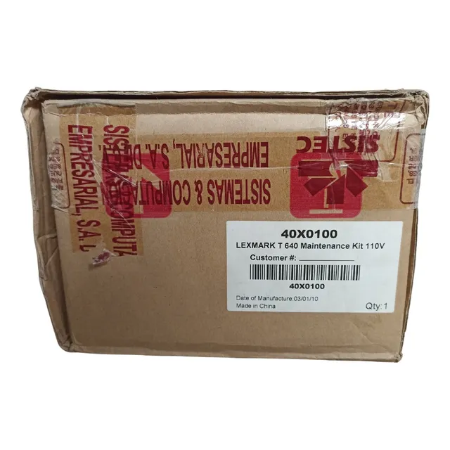Kit De Mantenimiento Lexmark 40x0100 Original Caja Dañada