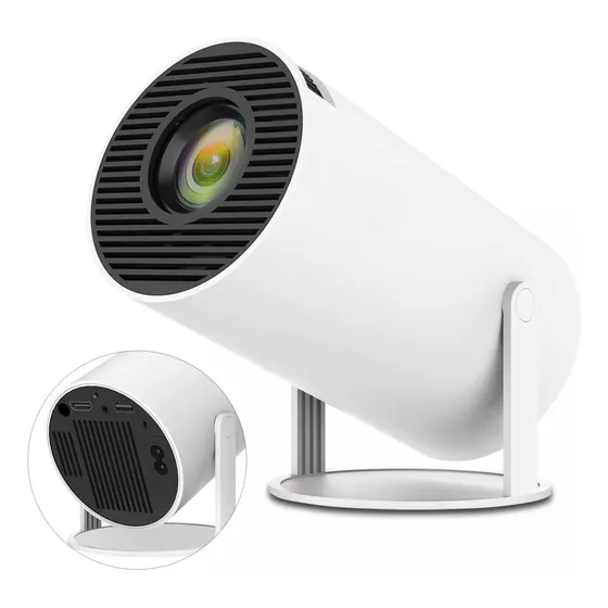 Bigview Mini Proyector H300 Pro Proyector Profesional 4k Wifi Blanco Portátil Smart Tv 12000lm