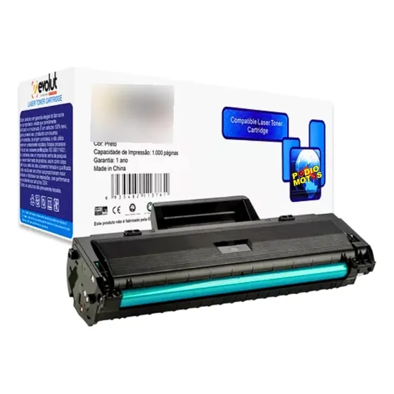 Cartucho Toner 1105a 1107a Sem Chip Até 1000pag Evolut C/ Nf