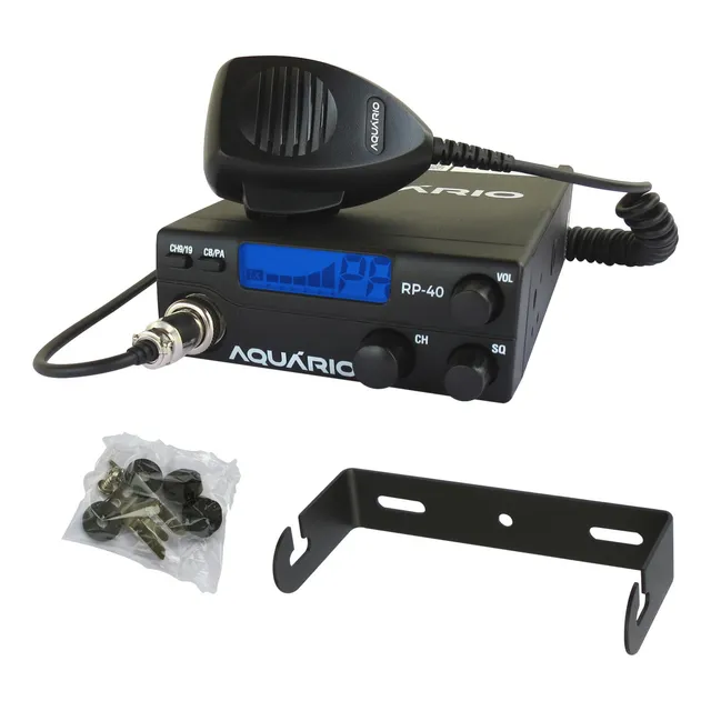 Rádio Px 40 Canais Am Rp-40 Aquário 7w Homologado Anatel