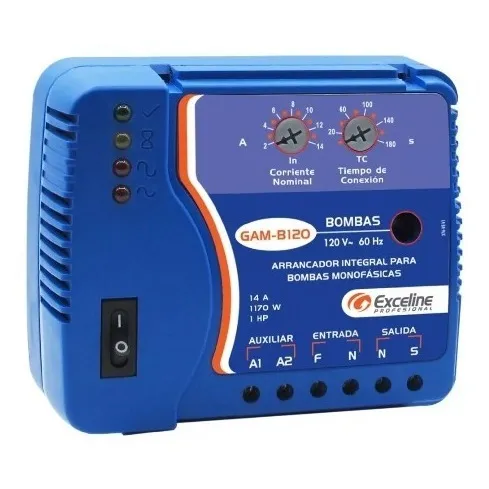 Arrancador Integral Para Bomba Monofásicas Hast 1hp Gam-b120