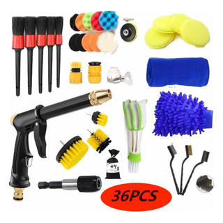 Kit Limpieza De Auto Cepillos Para Taladro Almohadillas Kit Limpieza De Auto Cepillos Para Taladro Almohadillas