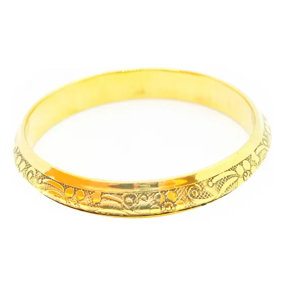 Pulsera 11mm Labrada Bronce X Unidad.