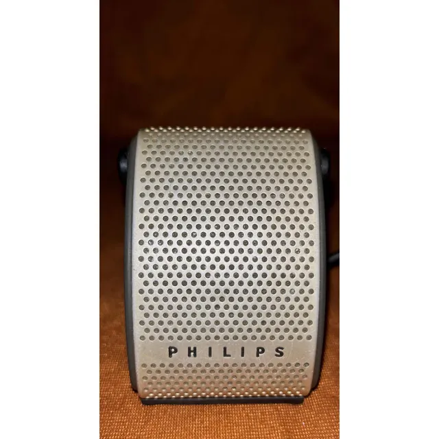 Micrófono Philips Antiguo De 1960 Impecable Estado