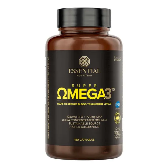 Super Omega 3 Tg Essential Nutrition 180 Cápsulas