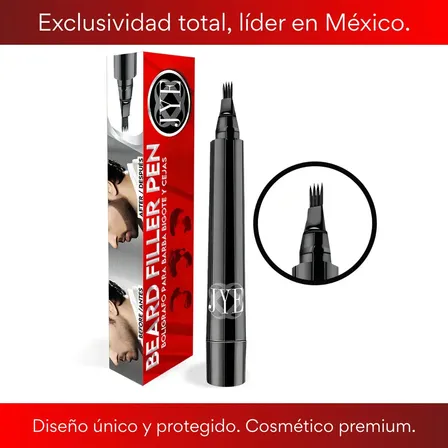 Bolígrafo Para Barba Bigote Cejas Solo Jye Color Negro Bolígrafo Para Barba Bigote Cejas Solo Jye Color Negro
