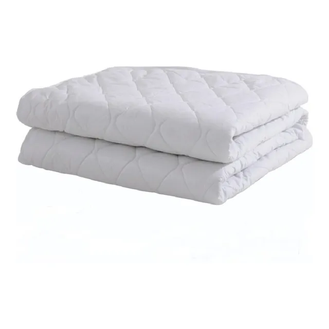 Protector Acolchado De Colchón Tamaño King Size Blanco King