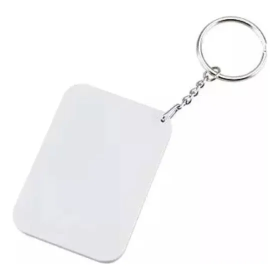 Llaveros Para Sublimar Cuadro/rectangular Color Make Pack 4