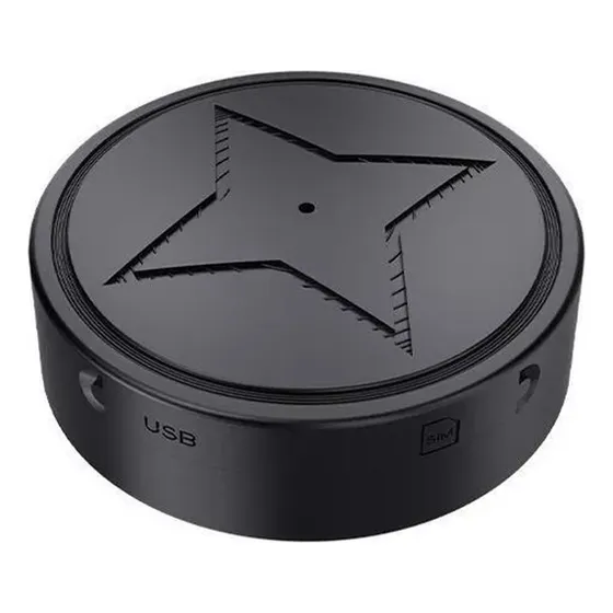 Rastreador Gps Espía Profesional Portátil Color Negro