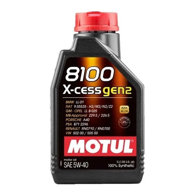 Aceite para motor Motul sintético 5W-40 para auto/camioneta de 1 unidad x 1L