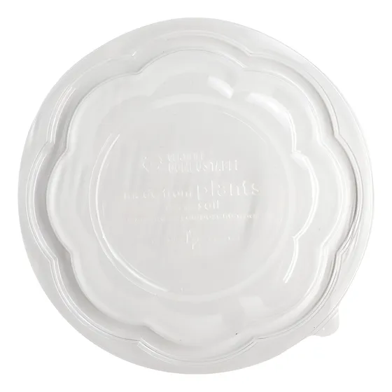 Tapa De Ensaladera Biodegradable 24/48 Oz World Centric 20pz