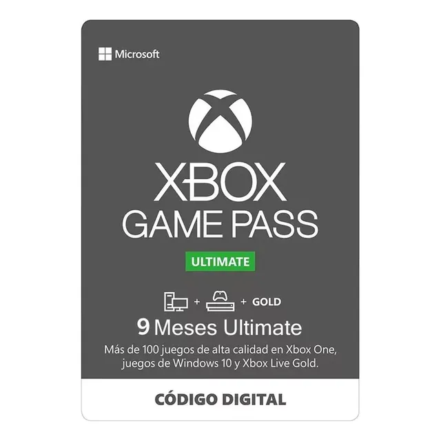 Xbox Game Pass Ultimate 9 Meses [ Codigo Digital México ]