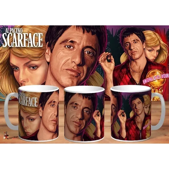Taza Scarface Tony Montana Edicion Limitada 4k