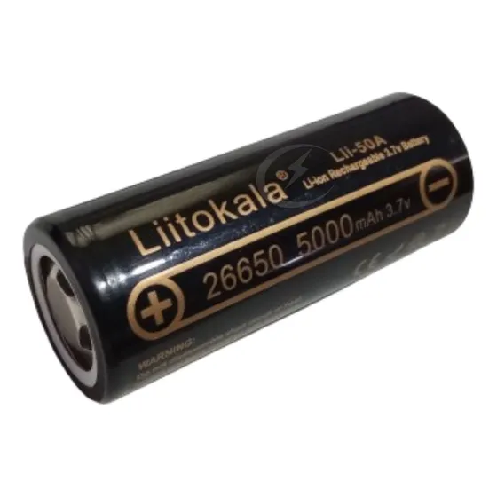 Bateria De Litio Recargable 26650 Liitokala 3.7v 5000mah