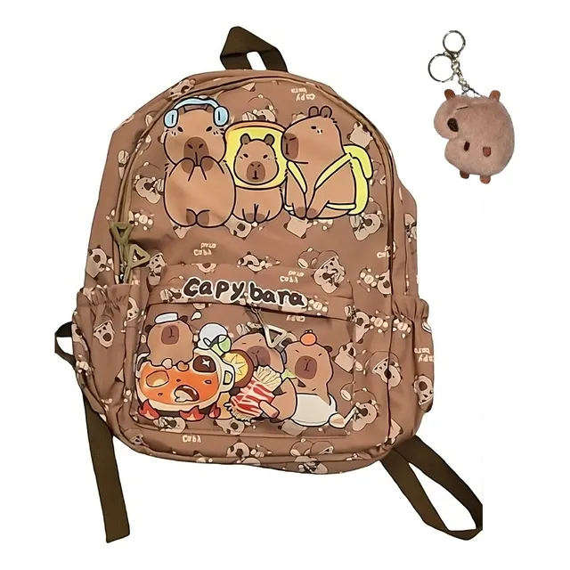 Capybara Mochila Capibara Kawaii Gran Tamaño