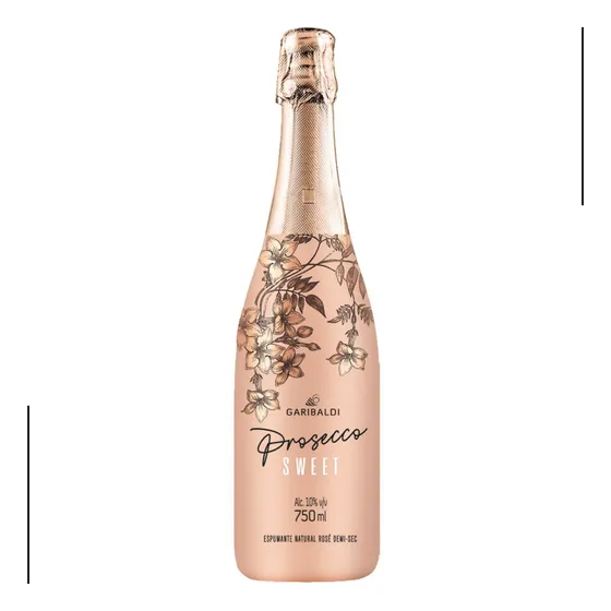 Espumante Prosecco Demi-sec Rose Sweet Garibaldi 750ml