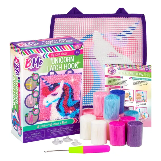 Kit Gancho Cerrojo Unicornio Para Niña Mini Juego 15 6