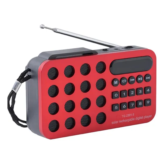 Rádio Portátil Multibanda Mini Pocket Fm Radio Recarregável