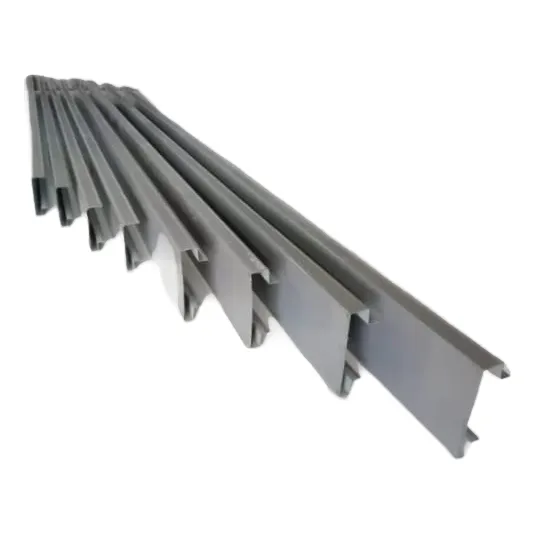Perfil Frontal Gotero Gris Pizarra Para Isopanel 100 