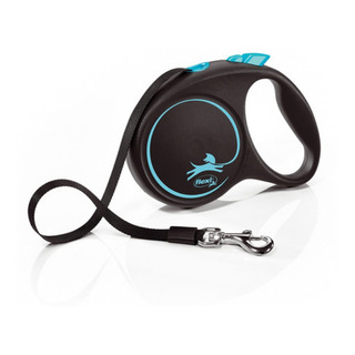 Guia RetrĂĄtil P/ Cachorro Flexi Black Design Azul Corda G Guia RetrĂĄtil P/ Cachorro Flexi Black Design Azul Corda G