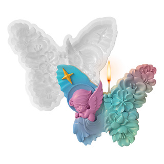 Molde De Silicona Para Hacer Velas De Ángel Mariposa Molde De Silicona Para Hacer Velas De Ángel Mariposa
