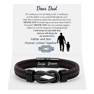 Qwnhoney Regalos Para Papá De Hijo Día Del Padre Pulsera De Qwnhoney Regalos Para Papá De Hijo Día Del Padre Pulsera De