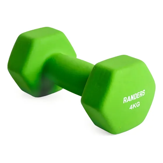 Mancuerna Neoprene 4kg Randers Color Verde