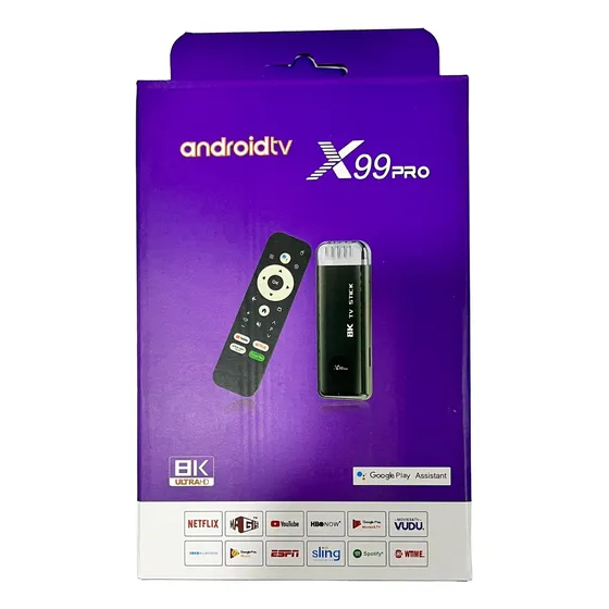 Streaming Android Tv Stick X99pro