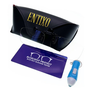 Entixo Lentes Clip On Micas Para Computadora Filtro Luz Azul Entixo Lentes Clip On Micas Para Computadora Filtro Luz Azul