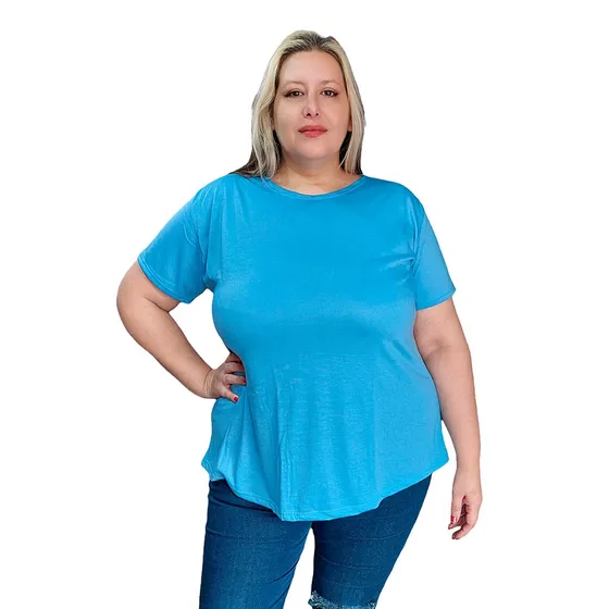 12 Remeras Mujer Mang Corta Lisa Spun T Especial X Mayor